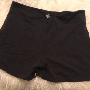Black  Athleta work out shorts Size M